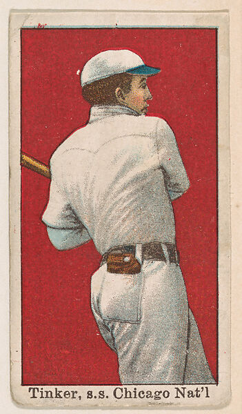 Tinker, Shortstop, Chicago, National League, from the Baseball Gum series (E92), issued by Croft and Allen Co., Issued by Croft and Allen Co., Philadelphia, Commercial color lithograph 
