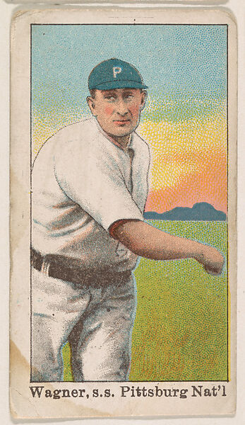 Wagner, Shortstop, Pittsburgh, National League, from the Baseball Gum series (E92), issued by Croft and Allen Co., Issued by Croft and Allen Co., Philadelphia, Commercial color lithograph 