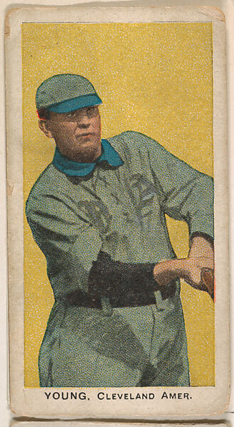 Young, Cleveland, American League, from the "Baseball Stars" series (E93), issued by the Standard Caramel Company, Issued by the Standard Caramel Company, Lancaster, Pennsylvania, Commercial color lithograph 