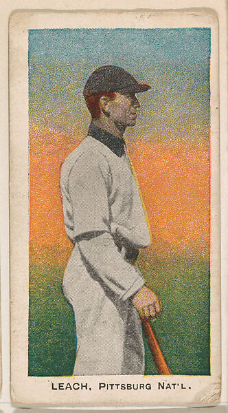 Leach, Pittsburgh, National League, from the "Baseball Stars" series (E93), issued by the Standard Caramel Company, Issued by the Standard Caramel Company, Lancaster, Pennsylvania, Commercial color lithograph 
