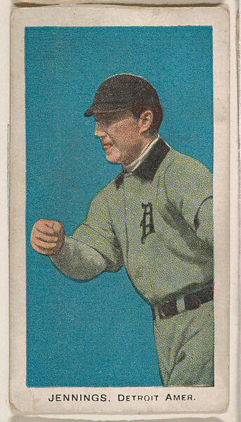 Jennings, Detroit, American League, from the "Baseball Stars" series (E93), issued by the Standard Caramel Company, Issued by the Standard Caramel Company, Lancaster, Pennsylvania, Commercial color lithograph 