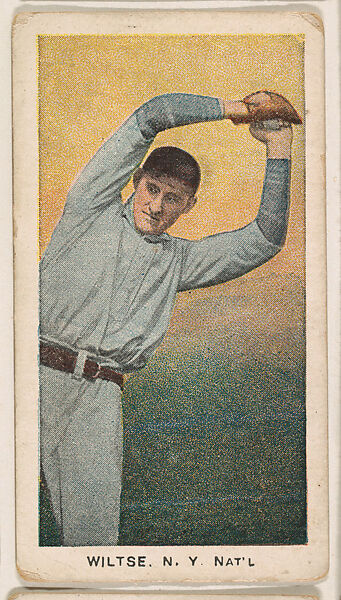Wiltse, New York, National League, from the "Baseball Stars" series (E93), issued by the Standard Caramel Company, Issued by the Standard Caramel Company, Lancaster, Pennsylvania, Commercial color lithograph 