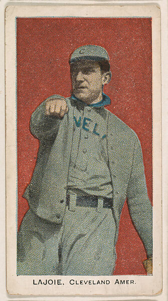 Lajoie, Cleveland, American League, from the "Baseball Stars" series (E93), issued by the Standard Caramel Company, Issued by the Standard Caramel Company, Lancaster, Pennsylvania, Commercial color lithograph 