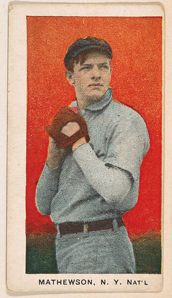 Mathewson, New York, National League, from the "Baseball Stars" series (E93), issued by the Standard Caramel Company, Issued by the Standard Caramel Company, Lancaster, Pennsylvania, Commercial color lithograph 