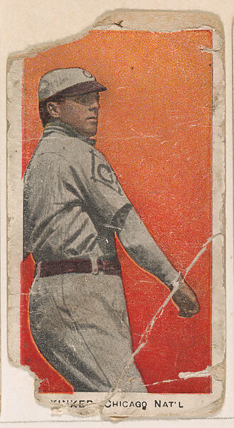 Tinker, Chicago, National League, from the "Baseball Stars" series (E93), issued by the Standard Caramel Company, Issued by the Standard Caramel Company, Lancaster, Pennsylvania, Commercial color lithograph 