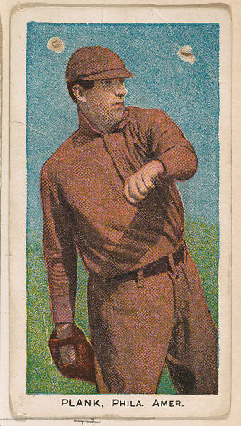 Plank, Philadelphia, American League, from the "Baseball Stars" series (E93), issued by the Standard Caramel Company, Issued by the Standard Caramel Company, Lancaster, Pennsylvania, Commercial color lithograph 