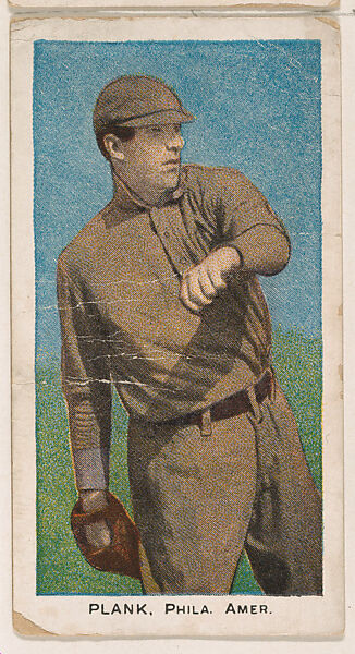 Plank, Philadelphia, American League, from the "Baseball Stars" series (E93), issued by the Standard Caramel Company, Issued by the Standard Caramel Company, Lancaster, Pennsylvania, Commercial color lithograph 