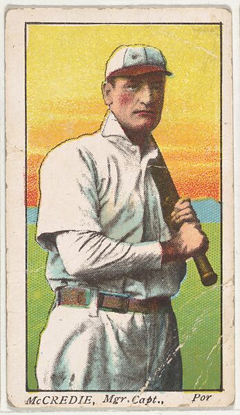 McCredie, Manager and Captain, Portland, from the "Obak Baseball Players" set (T212), issued by the American Tobacco Company to promote Obak Mouthpiece Cigarettes, Issued by the California branch of the American Tobacco Company, Commercial color lithograph 