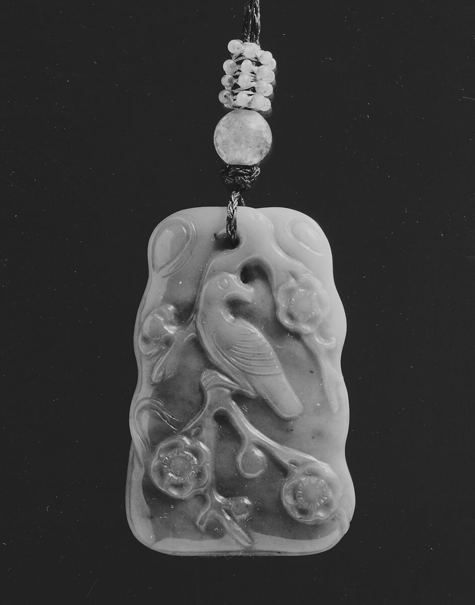 Pendants, Jade, seed pearls, China 