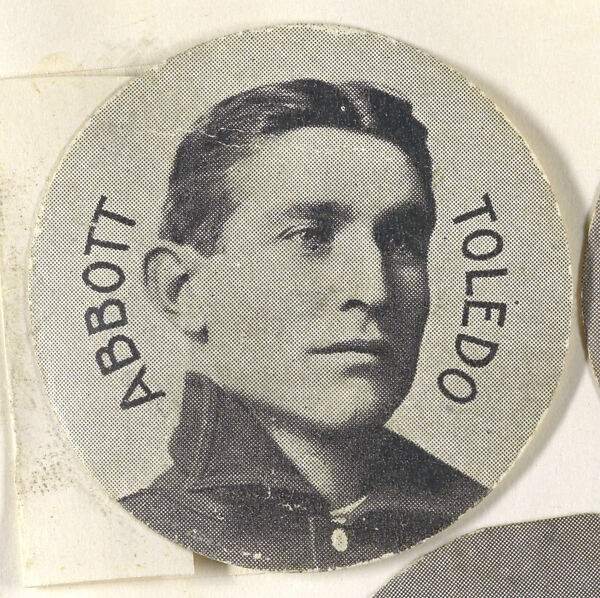 Abbott, Toledo, from the Stars of the Diamond series (E254) issued by the Colgan Gum Company, Issued by Colgan Gum Company, Louisville, Kentucky, Photolithograph 