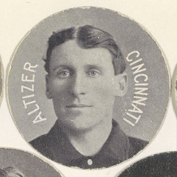 Altizer, Cincinnati, from the Stars of the Diamond series (E254) issued by the Colgan Gum Company, Issued by Colgan Gum Company, Louisville, Kentucky, Photolithograph 