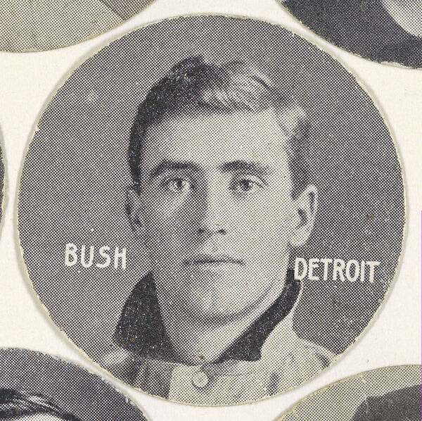 Bush, Detroit, from the Stars of the Diamond series (E254) issued by the Colgan Gum Company, Issued by Colgan Gum Company, Louisville, Kentucky, Photolithograph 
