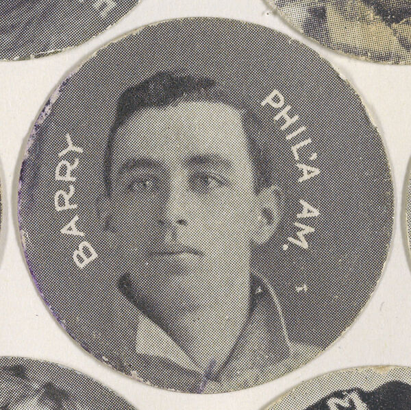 Barry, Philadelphia, American League, from the Stars of the Diamond series (E254) issued by the Colgan Gum Company, Issued by Colgan Gum Company, Louisville, Kentucky, Photolithograph 