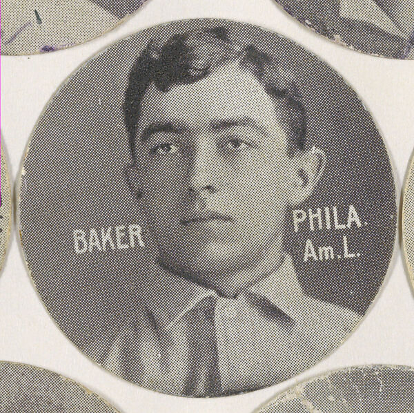Baker, Philadelphia, American League, from the Stars of the Diamond series (E254) issued by the Colgan Gum Company, Issued by Colgan Gum Company, Louisville, Kentucky, Photolithograph 