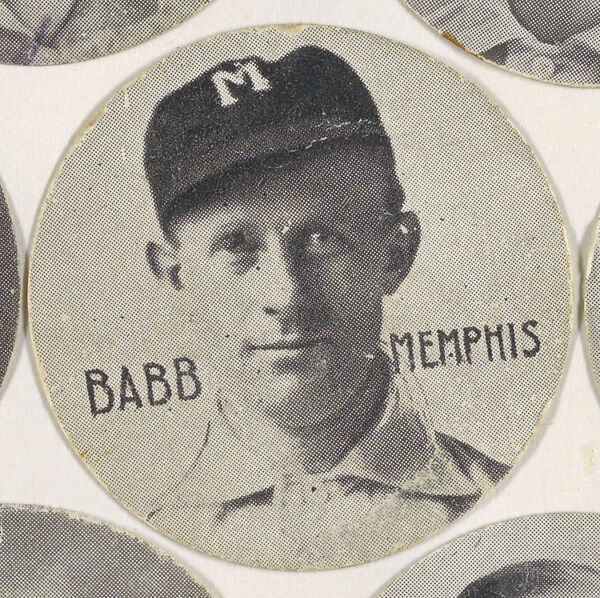 Babb, Memphis, from the Stars of the Diamond series (E254) issued by the Colgan Gum Company, Issued by Colgan Gum Company, Louisville, Kentucky, Photolithograph 