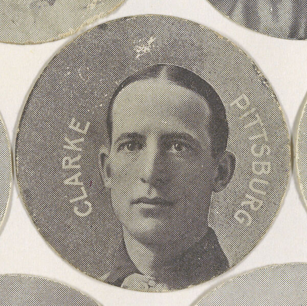 Clarke, Pittsburgh, from the Stars of the Diamond series (E254) issued by the Colgan Gum Company, Issued by Colgan Gum Company, Louisville, Kentucky, Photolithograph 