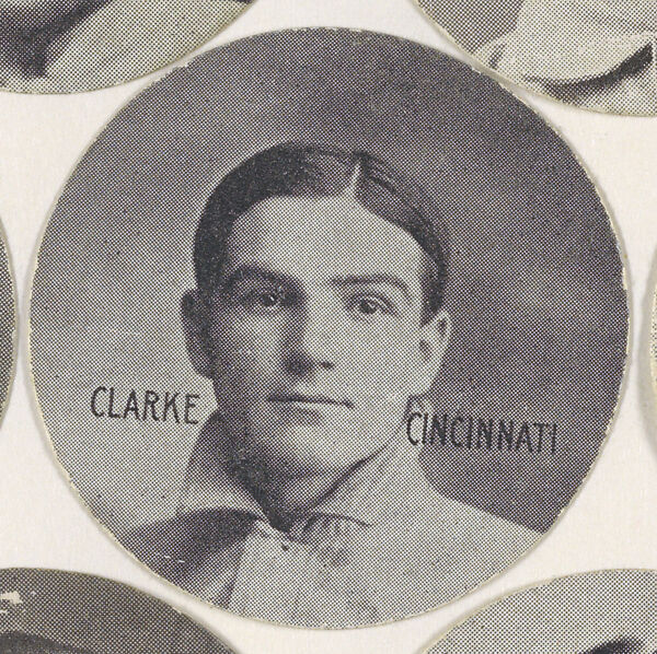 Clarke, Cincinnati, from the Stars of the Diamond series (E254) issued by the Colgan Gum Company, Issued by Colgan Gum Company, Louisville, Kentucky, Photolithograph 