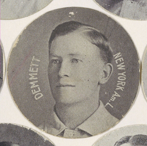 Demmett, New York, American League, from the Stars of the Diamond series (E254) issued by the Colgan Gum Company, Issued by Colgan Gum Company, Louisville, Kentucky, Photolithograph 