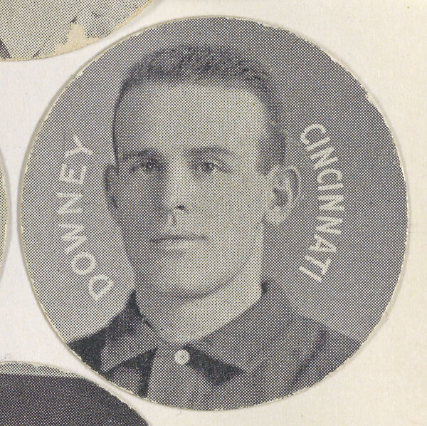 Downey, Cincinnati, from the Stars of the Diamond series (E254) issued by the Colgan Gum Company, Issued by Colgan Gum Company, Louisville, Kentucky, Photolithograph 