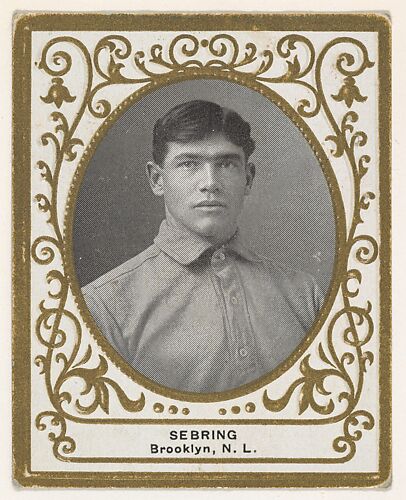 Sebring, Brooklyn, National League, from the Baseball Players (Ramlys) series (T204) issued by the Mentor Company to promote Ramly and T.T.T. Turkish Cigarettes