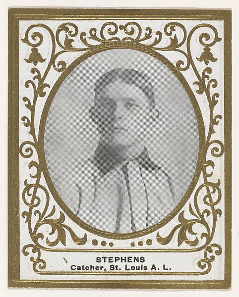 Stephens, Catcher, St. Louis, American League, from the Baseball Players (Ramlys) series (T204) issued by the Mentor Company to promote Ramly and T.T.T. Turkish Cigarettes, Issued by Mentor Company, Boston, Photolithograph 