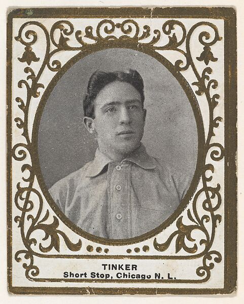 Tinker, Shortstop, Chicago, National League, from the Baseball Players (Ramlys) series (T204) issued by the Mentor Company to promote Ramly and T.T.T. Turkish Cigarettes, Issued by Mentor Company, Boston, Photolithograph 