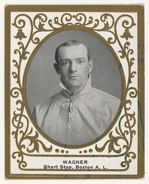 Wagner, Shortstop, Boston, American League, from the Baseball Players (Ramlys) series (T204) issued by the Mentor Company to promote Ramly and T.T.T. Turkish Cigarettes, Issued by Mentor Company, Boston, Photolithograph 