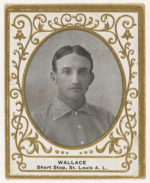 Wallace, Shortstop, St. Louis, American League, from the Baseball Players (Ramlys) series (T204) issued by the Mentor Company to promote Ramly and T.T.T. Turkish Cigarettes, Issued by Mentor Company, Boston, Photolithograph 
