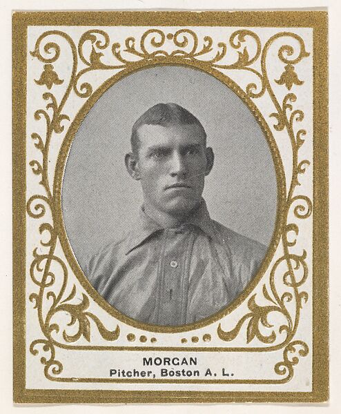 Morgan, Pitcher, Boston, American League, from the Baseball Players (Ramlys) series (T204) issued by the Mentor Company to promote Ramly and T.T.T. Turkish Cigarettes, Issued by Mentor Company, Boston, Photolithograph 