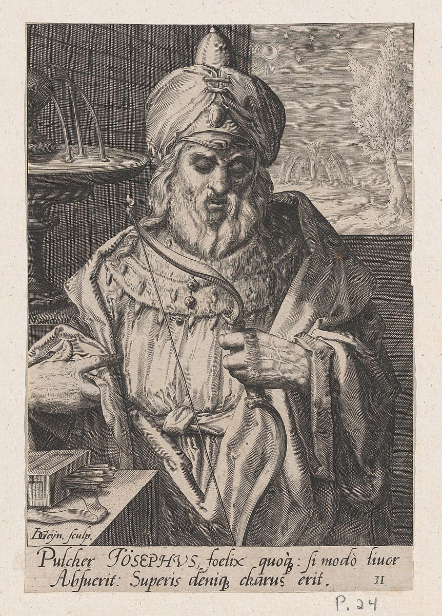 Joseph, from The Twelve Sons of Jacob, Jacques de Gheyn II (Netherlandish, Antwerp 1565–1629 The Hague), Engraving 