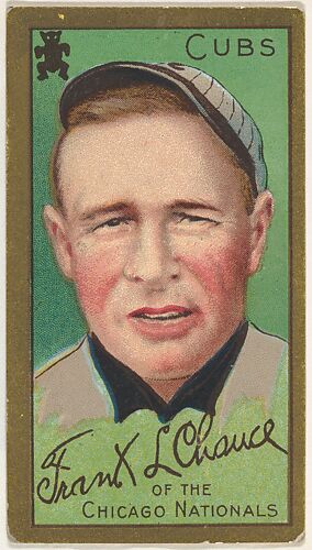 Frank L. Chance, Chicago Cubs, National League, from the 