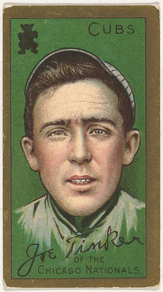 Joe Tinker, Chicago Cubs, baseball card portrait]