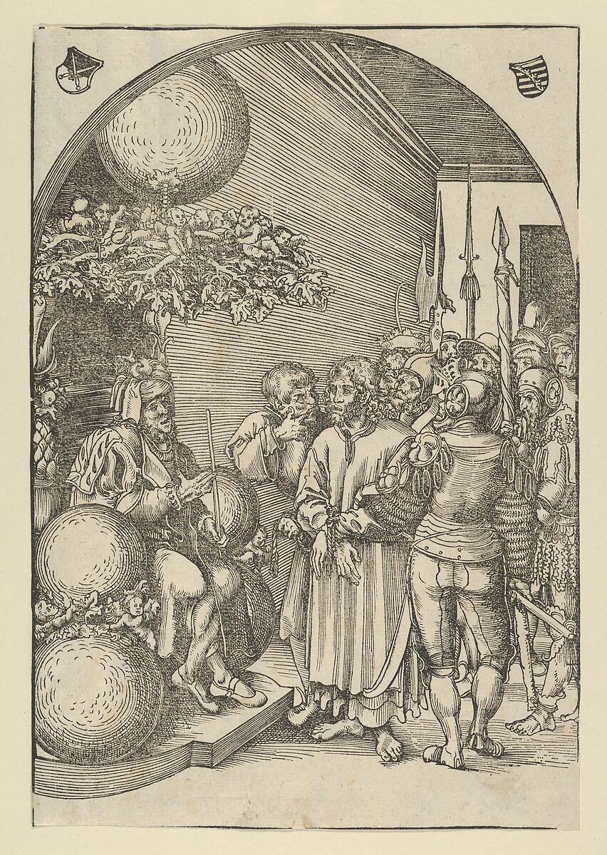 Christ before Herod, from "The Passion", Lucas Cranach the Elder (German, Kronach 1472–1553 Weimar), Woodcut 