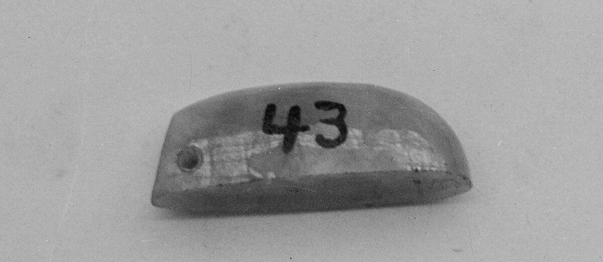 Fragment of a Pendant, Jadeite, China 
