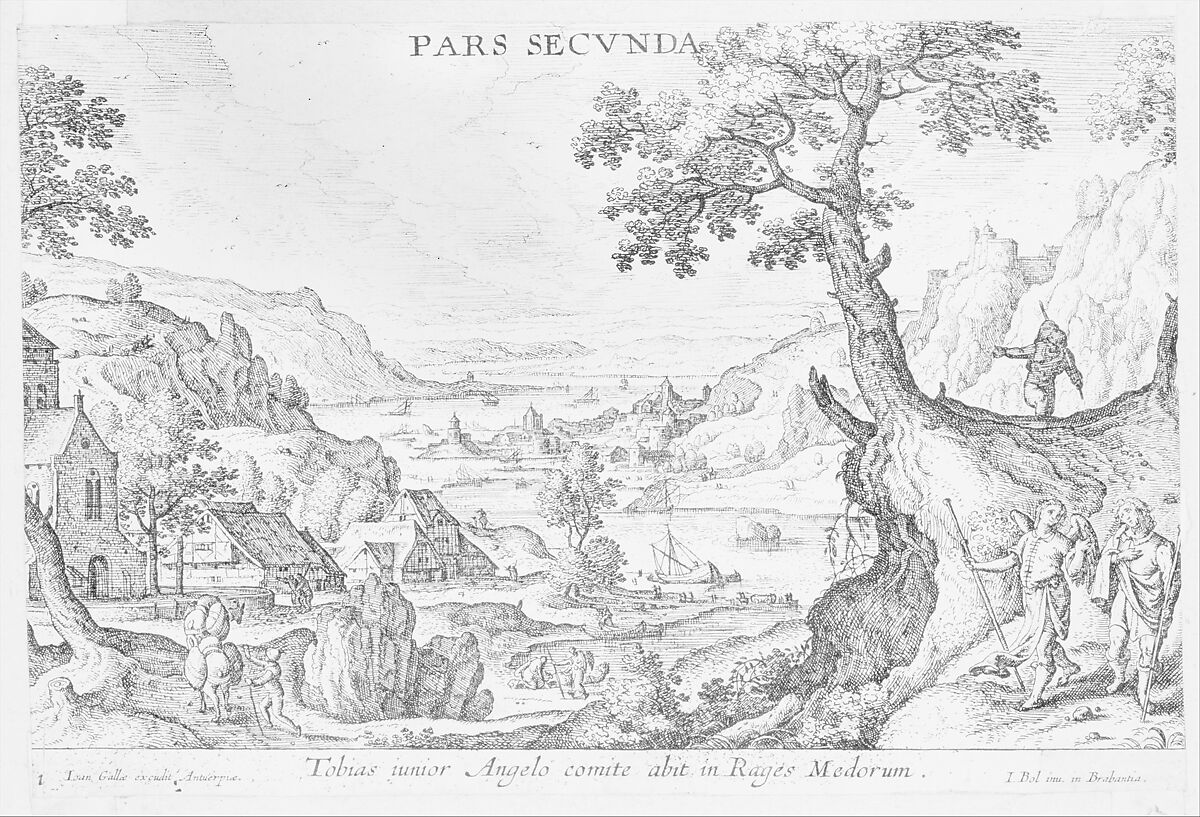 Pars Secunda from Topographia Variarum Regionum, After Hans Bol (Netherlandish, Mechelen 1534–1593 Amsterdam), Etching 