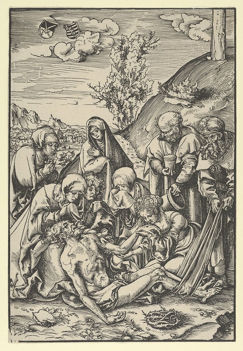 The Lamentation, from The Passion, Lucas Cranach the Elder (German, Kronach 1472–1553 Weimar), Woodcut 