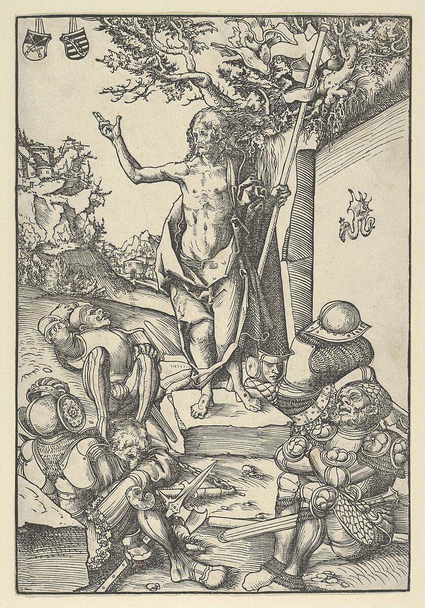 The Resurrection, from The Passion, Lucas Cranach the Elder (German, Kronach 1472–1553 Weimar), Woodcut 