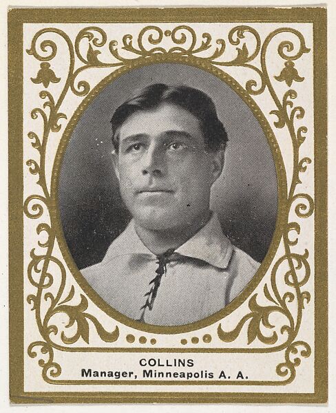 Collins, Manager, Minneapolis, American Association, from the Baseball Players (Ramlys) series (T204) issued by the Mentor Company to promote Ramly and T.T.T. Turkish Cigarettes, Issued by Mentor Company, Boston, Photolithograph 