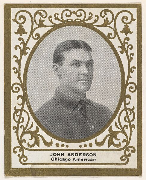 John Anderson, Chicago, American League, from the Baseball Players (Ramlys) series (T204) issued by the Mentor Company to promote Ramly and T.T.T. Turkish Cigarettes, Issued by Mentor Company, Boston, Photolithograph 