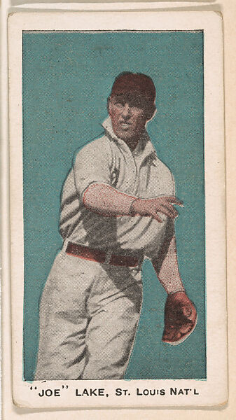 "Joe" Lake, St. Louis, National League, from the "Star Baseball Players" series (E94), issued by George Close Candy, Issued by George Close Candy, Cambridge, Massachusetts, Commercial color lithograph 