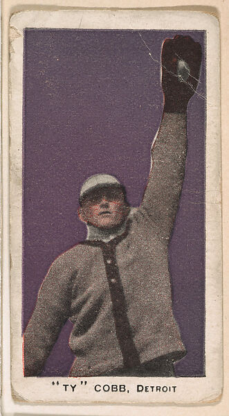 "Ty" Cobb, Detroit, from the "Star Baseball Players" series (E94), issued by George Close Candy, Issued by George Close Candy, Cambridge, Massachusetts, Commercial color lithograph 