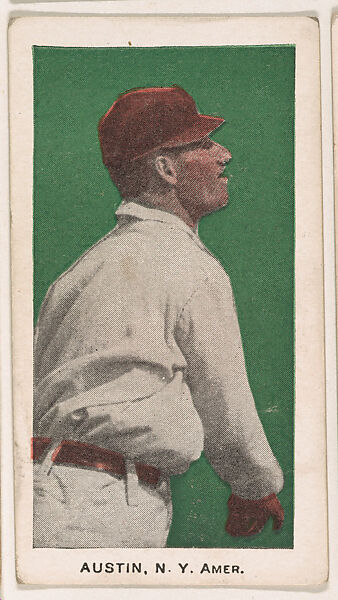 Austin, New York, American League, from the "Star Baseball Players" series (E94), issued by George Close Candy, Issued by George Close Candy, Cambridge, Massachusetts, Commercial color lithograph 