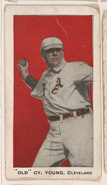 "Old" Cy Young, Cleveland, from the "Star Baseball Players" series (E94), issued by George Close Candy, Issued by George Close Candy, Cambridge, Massachusetts, Commercial color lithograph 