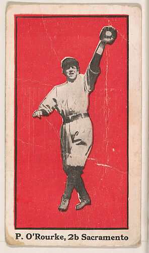 P. O'Rourke, 2nd Base, Sacramento, from the 