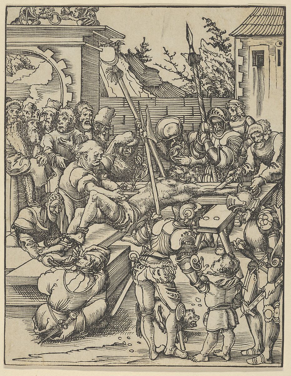 Philip from the Martyrdom of the Twelve Apostles, Lucas Cranach the Elder (German, Kronach 1472–1553 Weimar), Woodcut 