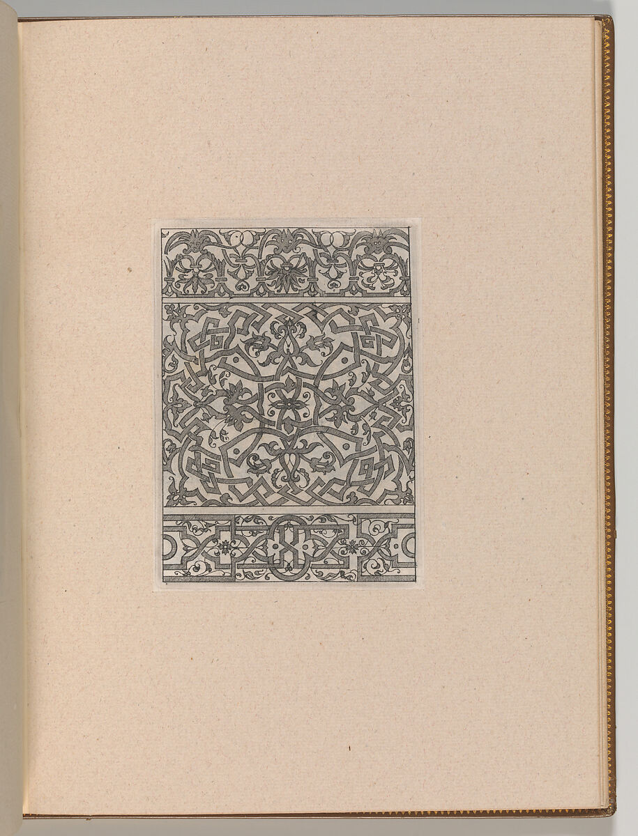 Copies after the 'Livre contenant passement de moresques', After Jacques Androuet Du Cerceau (French, Paris 1510/12–1585 Annecy), Etching (?)