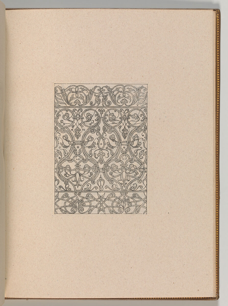 Copies after the 'Livre contenant passement de moresques', After Jacques Androuet Du Cerceau (French, Paris 1510/12–1585 Annecy), Etching (?)