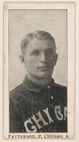 Patterson, Pitcher, Chicago, American League, from the 