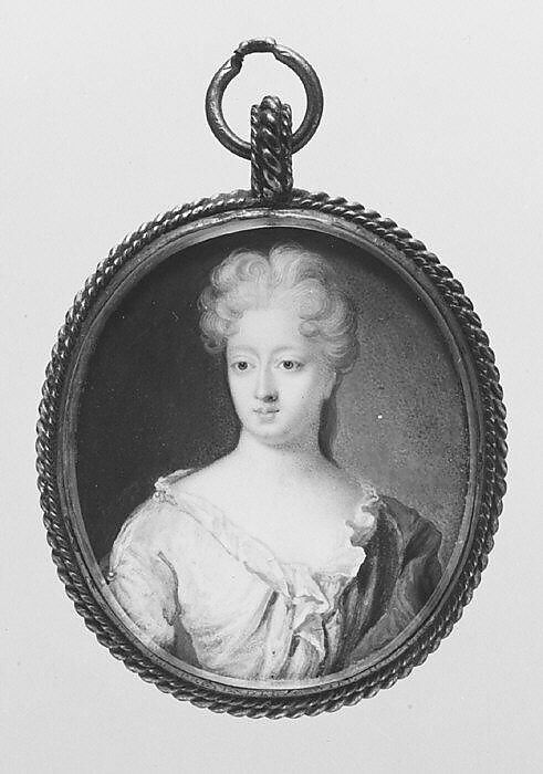 A Woman, Possibly Sophia Dorothea (1687–1757), Later Queen of Prussia, Style of Benjamin Arlaud (Continental, ca. 1706), Vellum 