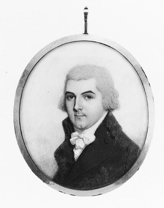 Portrait of a Man, John Barry (British, active ca. 1784–1827), Ivory 